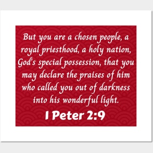 Bible Verse 1 Peter 2:9 Posters and Art